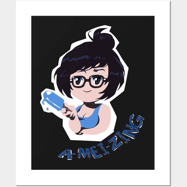 A-mei-zing ice cream Wall Art by JamesCMarshall